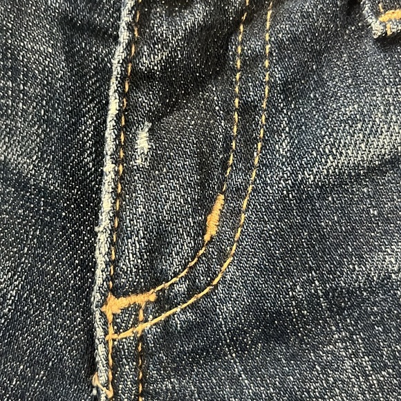 Current/Elliott The Skinny Loved Destroy Splatter Jeans - Picture 10 of 12